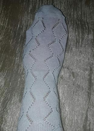 Колготи дитячі ажур, бавовна, розпродаж, білі