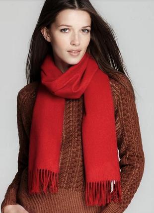 Шерстяной lambswool шарф италия /6337/