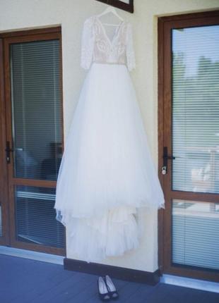 Свадебное платье esty style дизайнерское индивидуальный пошив5 фото