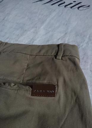Фірмові демісезонні зимові стрейчеві брюки zara men,оригінал,розмір 32.4 фото