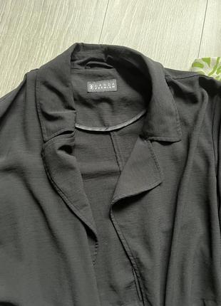 Черный пиджак жакет батал marks & spenser3 фото