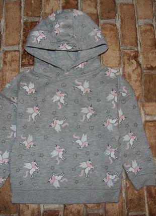 Кофта толстовка девочке 4 - 5 лет primark