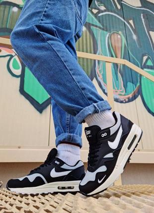 Чоловічі кросівки nike air max 1  мужские кроссовки найк аир форс зимние