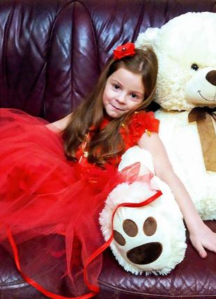 Чарівна вечірня святкова новорічна сукня плаття для дівчинки 6-9 років фатин корсет