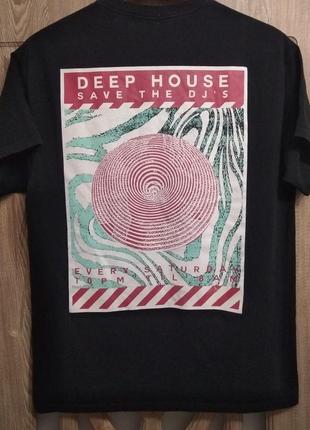 Футболка deep house 🏠 save the dj ' s2 фото