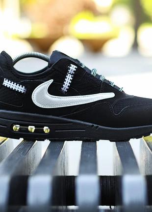 Чоловічі кросівки nike navy air max 1  мужские кроссовки найк аир форс