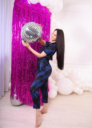 Піжама сатинова комбінезон vs