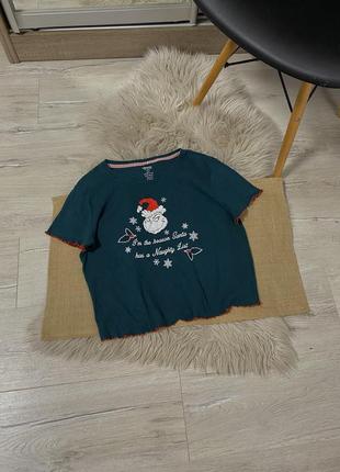 Новорічна домашня футболочка від love to lounge