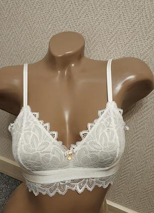 Кружевной топ, бюстгальтер