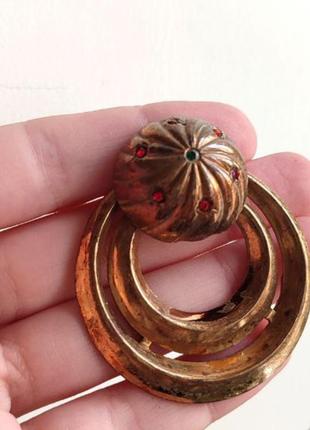 Старинная брошь coro, винтаж