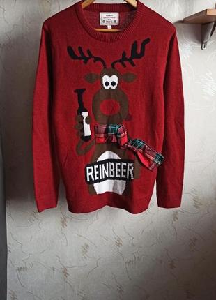 Новорічний, різдвяний светр next