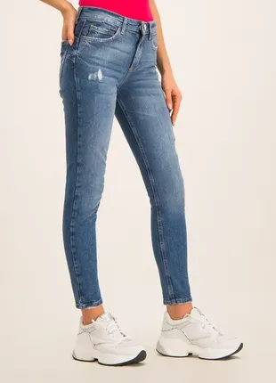 Оригінальні фірмові джинси liu jo джинси u69061 cиній slim fit