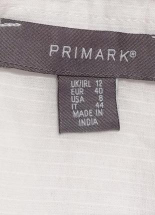 Жіноча сорочка primark, 100% бавовна, розмір 12/40 або l5 фото