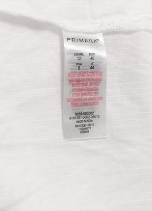 Жіноча сорочка primark, 100% бавовна, розмір 12/40 або l6 фото