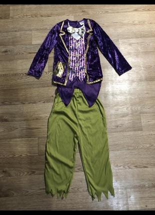 Карнавальный костюм вилли вонка на 5-6 лет рост 110-116 см