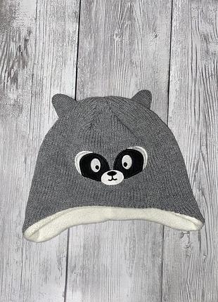 Шапка зимняя на флисе на 3-4 года
