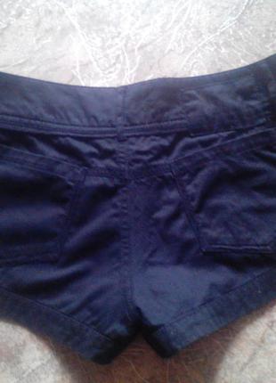 Коротенькі джинсові,сексуальні шортики-бедровки h&m,р-н 382 фото