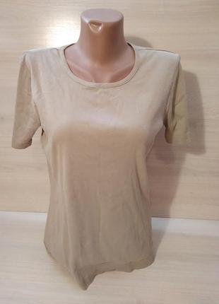 Футболка в рубчик коттон