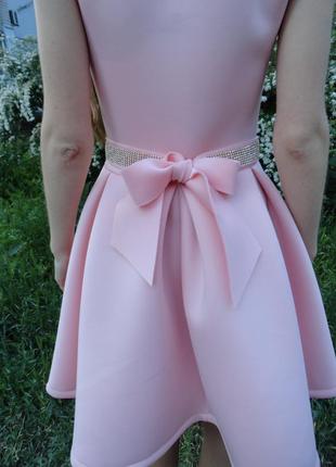 Кукольное нежно-розовое платье4 фото