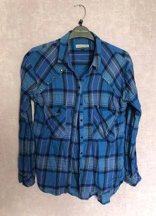 Рубашка в клеточку bershka