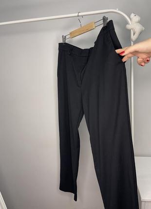 Чорні класичні брюки, прямі3 фото