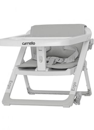 Стільчик - бустер для годування carrello ergo crl-8403 light grey/4/