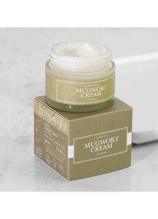 Успокаивающий крем с экстрактом полыни i'm from mugwort cream 50 мл2 фото