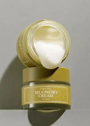 Успокаивающий крем с экстрактом полыни i'm from mugwort cream 50 мл1 фото