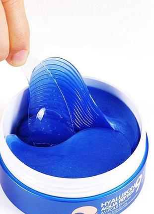 Гидрогелевые патчи увлажняющие с пептидами medi-peel hyaluron aqua peptide eye patch 60шт