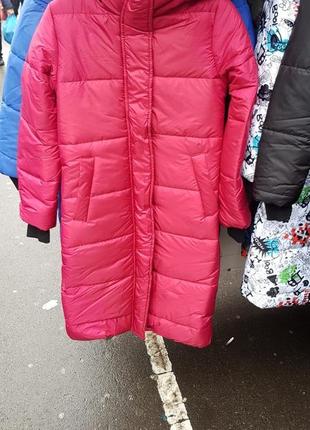 Курточка-пальто зимнее мега теплое2 фото