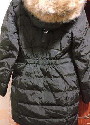 Продам новый женский теплый чёрный пуховик куртка с капюшоном reserved4 фото