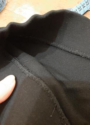Штани лосини легінси бедра пишні штаны стрейч черные на резинке облегающие гумка теплі щільні зима весна осінь3 фото