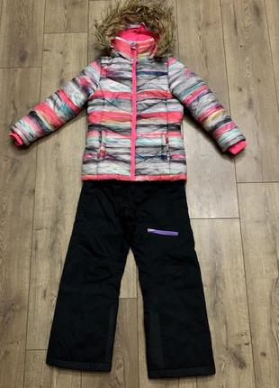Курточка зимняя утеплённая горнолыжная на флисе (велсофт) waterproof (сша)2 фото