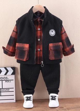 Костюм тройка для хлопчиків