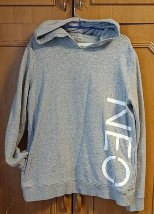 Кофта с капюшоном neo adidas р.xl