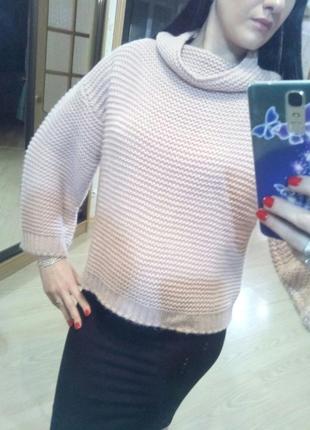 Свитер цвета пудры   sewel  пудровый