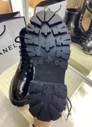Жіночі шкіряні черевики alexander mcqueen 2022, черевики макквін6 фото