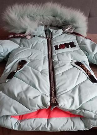 Дуже теплий пуховик куртка 2