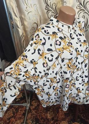Стильна блуза з подовженою спинкою на пишні форми primark3 фото