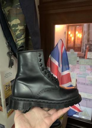 Dr martens original 1460 mono black 14353001 smooth черевики чоботи чорні жіночі чоловічі шкіра ☝️