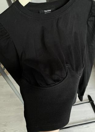 Вкорочена кофта топ укороченная bershka 4