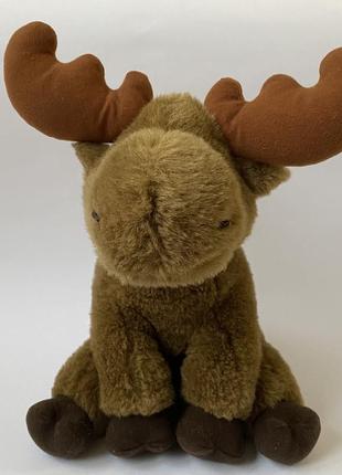 Мягкая игрушка шикарный эксклюзивный олень новогодний  🦌10 фото