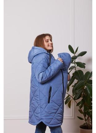 Курточка для вагітних зимова куртка для вагітних слінгокуртка5 фото