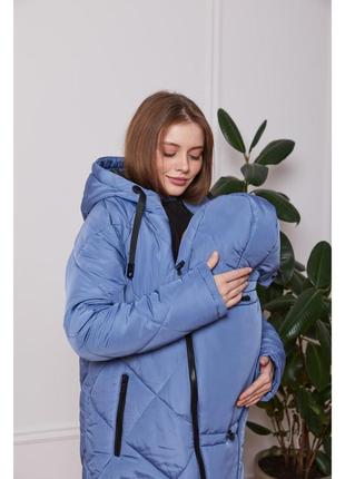 Курточка для вагітних зимова куртка для вагітних слінгокуртка6 фото
