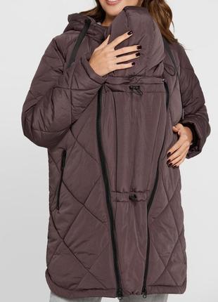 👑vip👑 курточка зимова для вагітних слінгокуртка тепла зимова курточка для вагітних3 фото