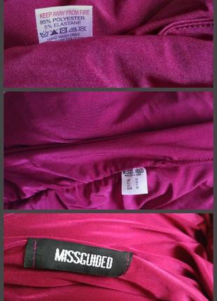 S-m  missguided ,мини платье трансформер,вишневое3 фото