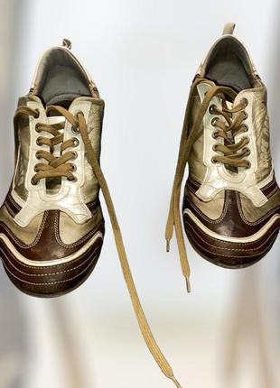 Чоловічі кеди кросівки з натуральної шкіри шкіряні cafe noir фірмові брендові стильні модні