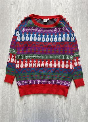 Крутий новорічний светр кофта світшот asos розмір s