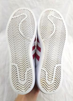 Стильні білі кросівки кеди adidas originals superstar stan smith gazelle hamburg оригінал адідас суперстар8 фото