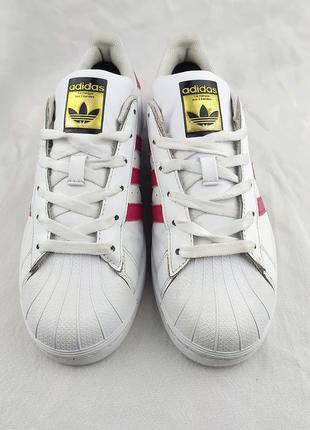 Стильні білі кросівки кеди adidas originals superstar stan smith gazelle hamburg оригінал адідас суперстар3 фото